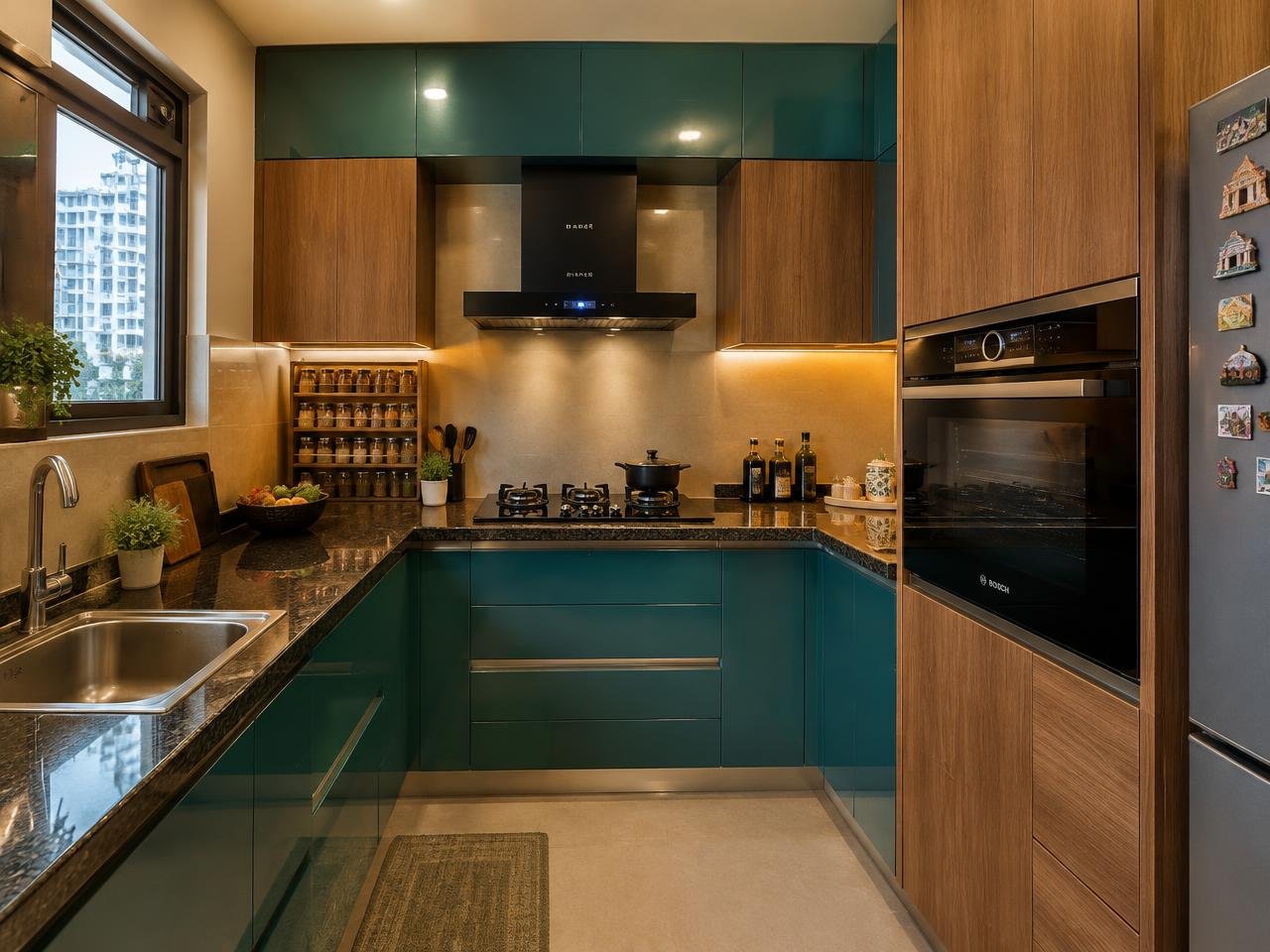 Modular Kitchens interior design by A+A Interior
